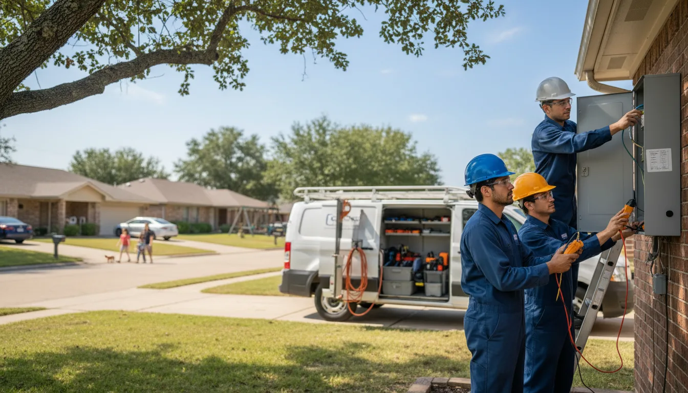 Certified electrician providing emergency electrical services in Helen, GA